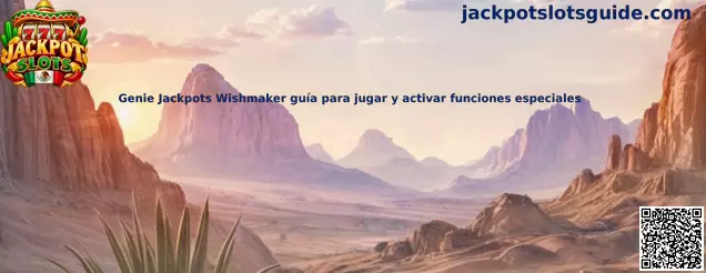 Imagen ilustrativa de Genie Jackpots Wishmaker, tragamonedas con temática de genio, carretes y funciones especiales