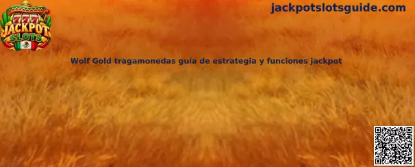 Imagen ilustrativa de Wolf Gold, tragamonedas con temática de lobos, símbolos especiales y funciones jackpot