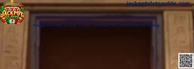 Ilustración de tragamonedas gratis con fichas diarias, ruletas y recompensas virtuales de Jackpot Slots