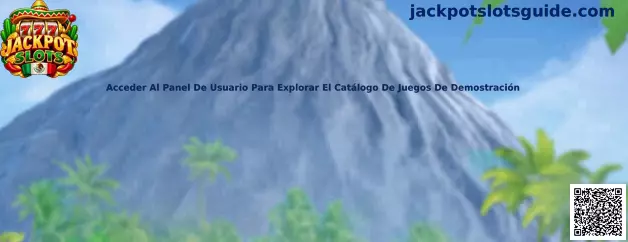 Panel de usuario para explorar juegos de demostración
