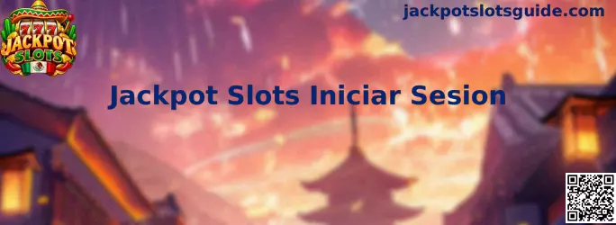 Referencia visual para el proceso de inicio de sesión de Jackpot Slots